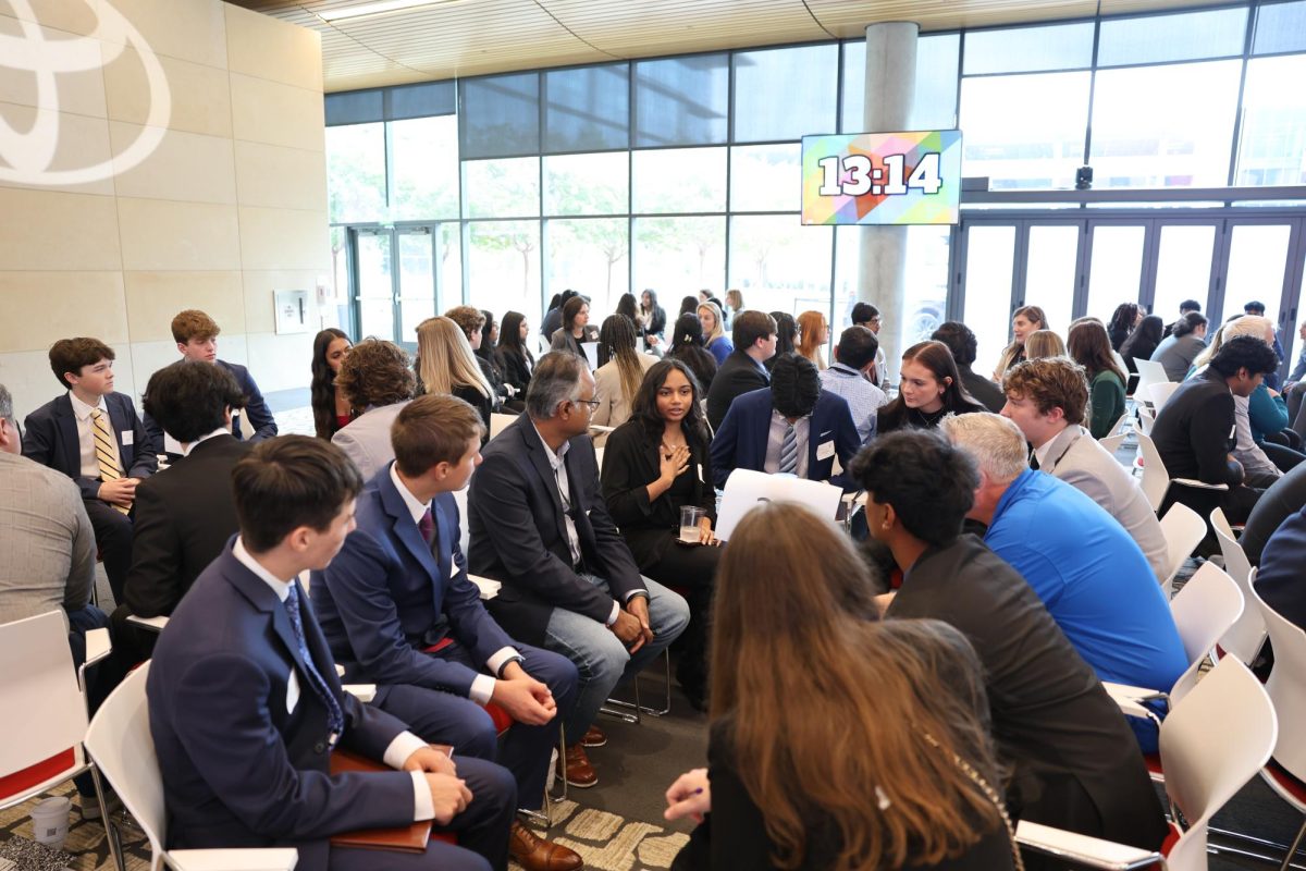 As they speak with local business professionals, PCIS students gain insight about their career fields of interest. The annual PCIS Toyota Symposium Networking event allows students to connect with adults working in the industry that are passionate about. 