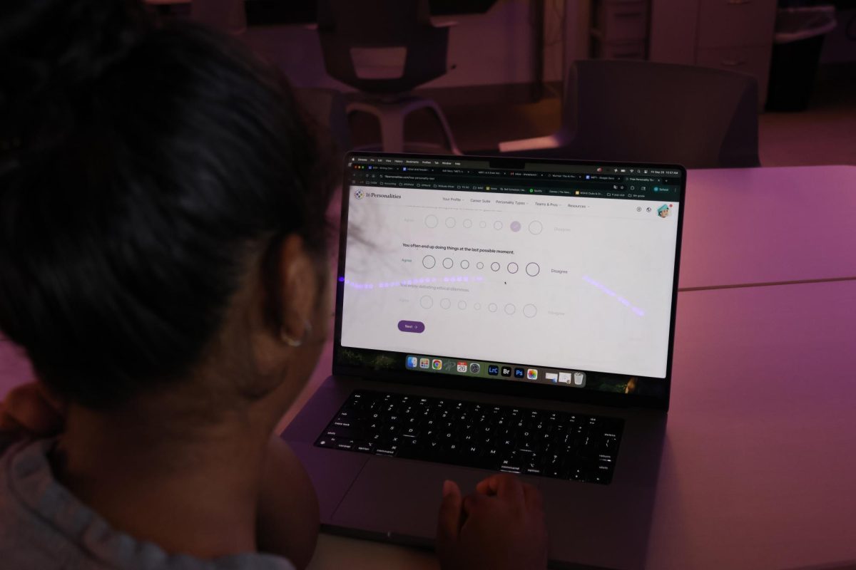 Anintika Dayam, a Walnut Grove student, takes the MBTI test on the 16Personalities website out of curiosity. She finds out that she is an ISTJ-T by taking this test.