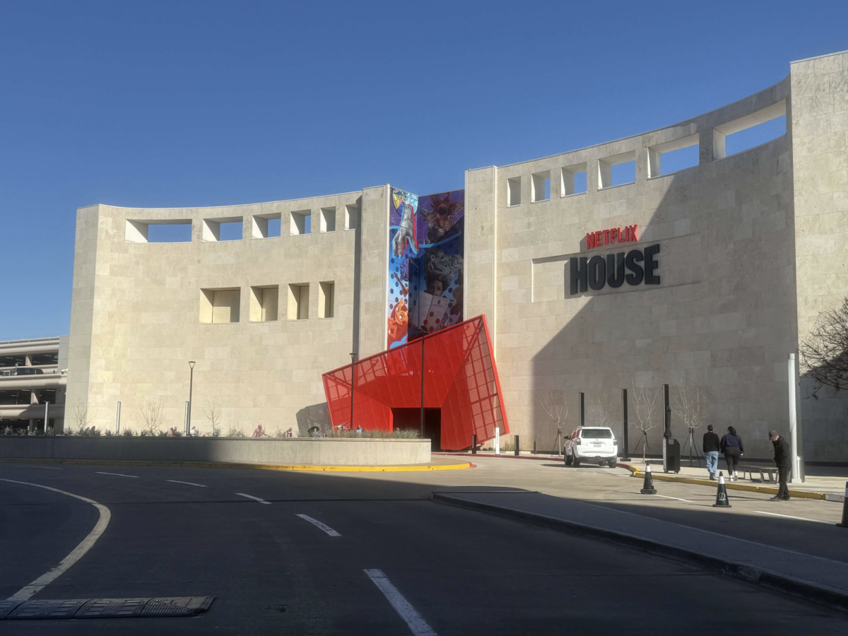 Main entrance of Netflix House in Galleria, Dallas